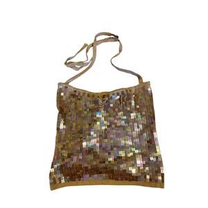 y2k sequin sparkle halter top
